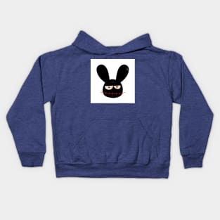 Cute Scary But Not Scary Bunny Kids Hoodie